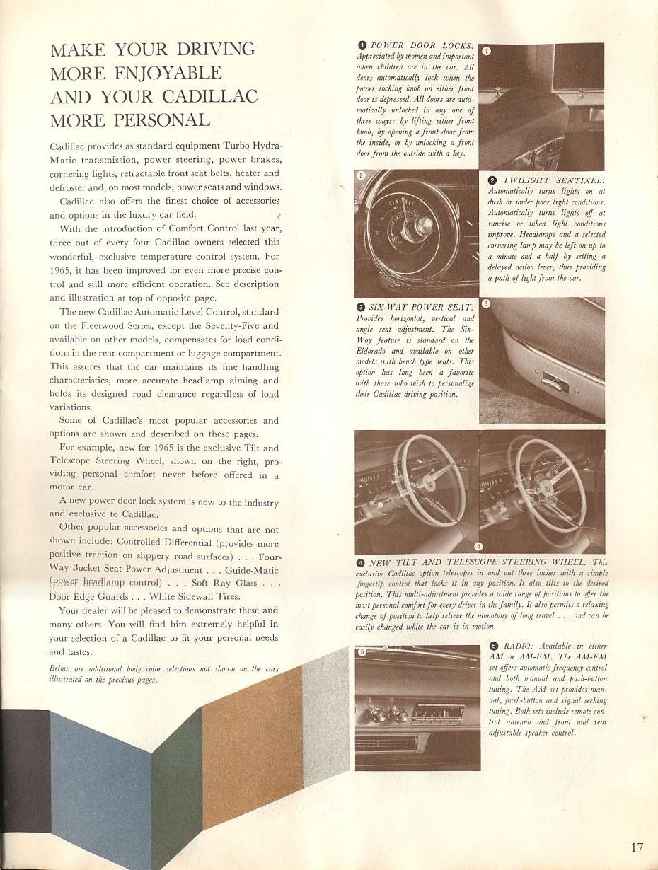 1965 Cadillac Brochure Page 11